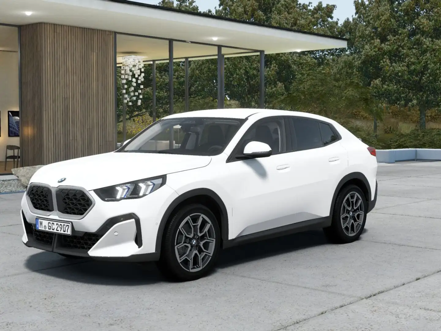 BMW X2 sDrive18d Navi LED Klima PDC el. Fenster Wit - 2