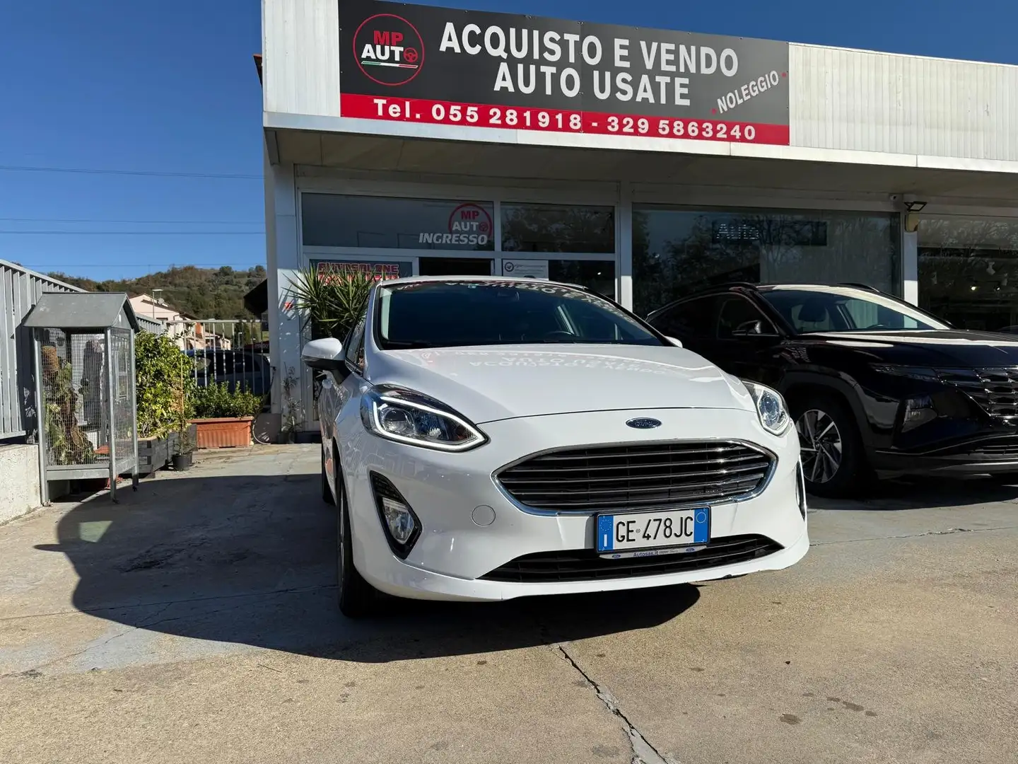 Ford Fiesta Fiesta VII 2017 5p 5p 1.1 Titanium Gpl s Bianco - 1