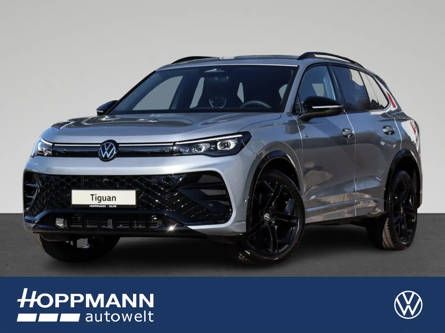 Volkswagen Tiguan R-Line 2,0 l TDI DSG AHK Blackstyle MATRI Silber - 1