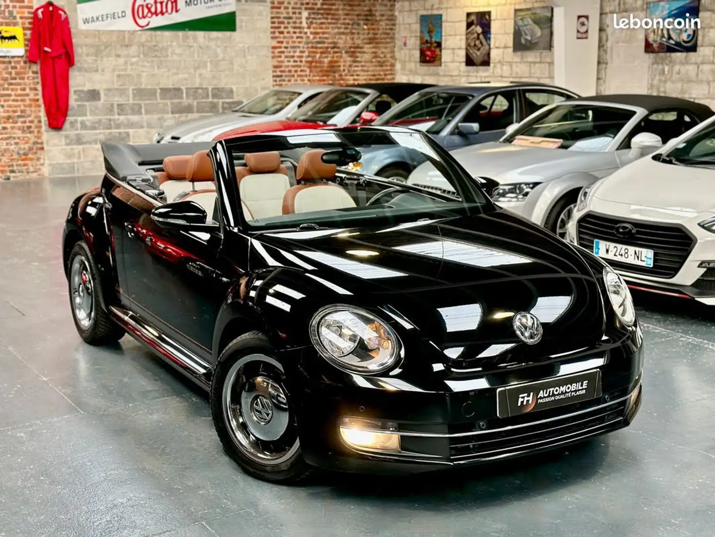 Volkswagen Coccinelle Cabriolet Cup 1.2L TSI 105 ch BV6 Régulateur, Sièges chauffants Carnet et historique État exceptionnel Schwarz - 2
