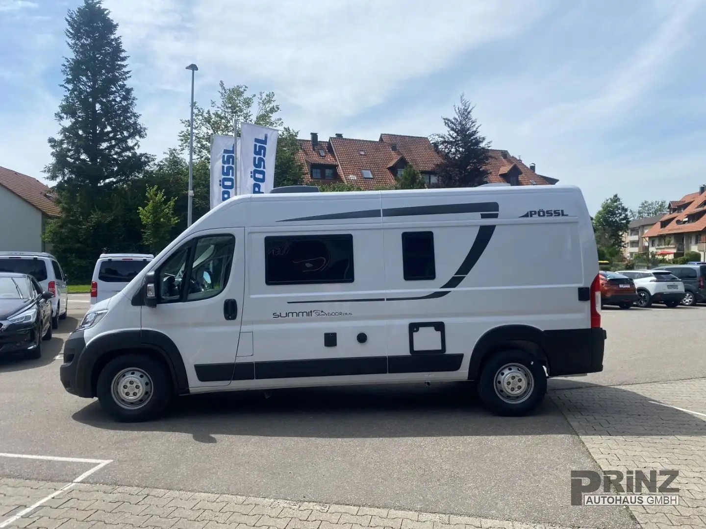 Pössl Summit 600 R+ Shine 165 PS Heavy *Doppelsitzbank Weiß - 2