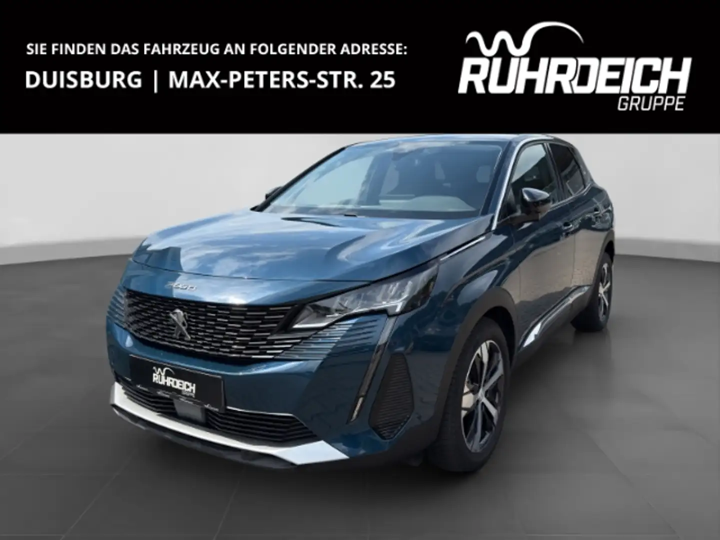 Peugeot 3008 Allure 1.2 PureTech 130 LED+NAVI+PDC+CAM+CARPLAY+S Blau - 1