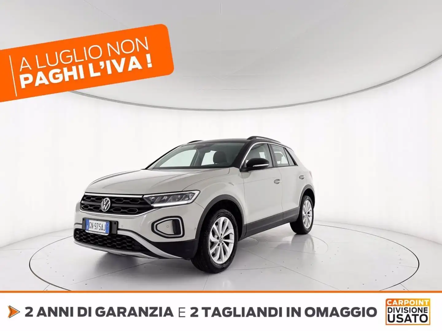 Volkswagen T-Roc 1.0 tsi life 110cv Bianco - 1