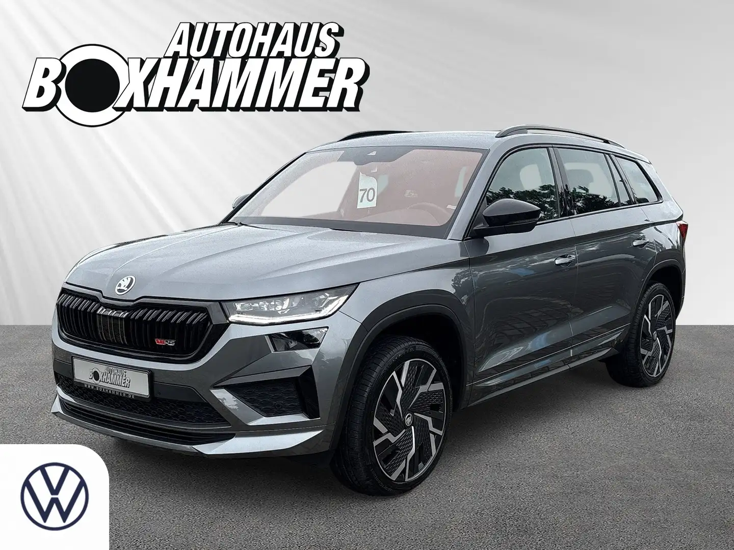 Skoda Kodiaq RS 2,0 TSI DSG 4x4 7.SITZER+RÜCK.KAM+DCC Grau - 1
