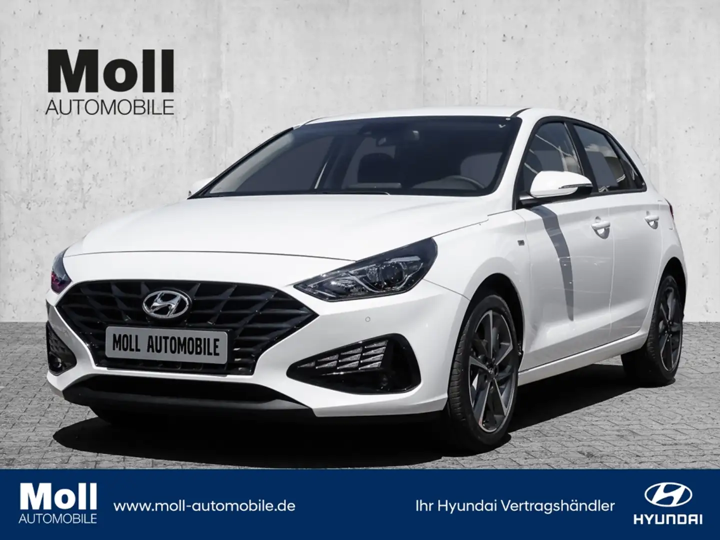 Hyundai i30 Trend Mild-Hybrid 1.5 T-GDI Navigations-Paket Weiß - 1