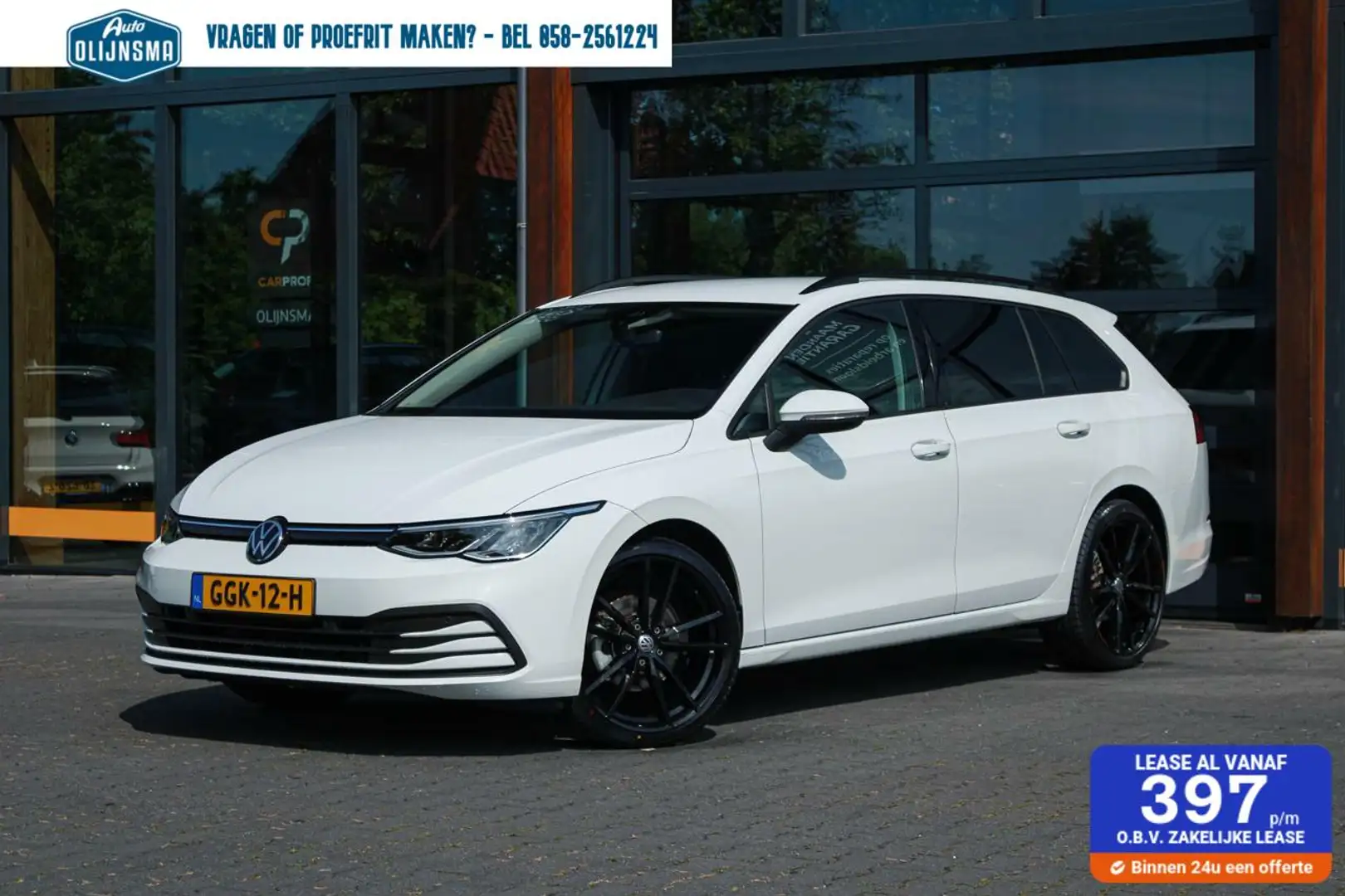 Volkswagen Golf Variant eTSI Life Busines|Hybride|ACC|19"|Stuur en-Stoelve Wit - 1
