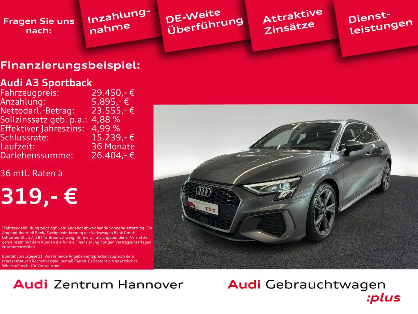Audi A3 S line 35 TFSI virtual LED Navi Tei Grijs - 2