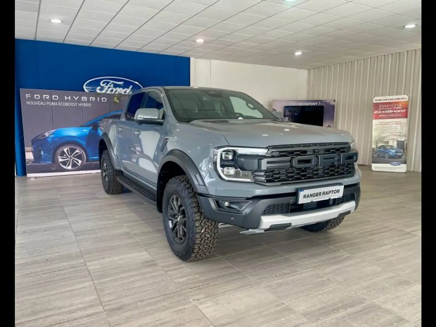 Ford Ranger 3.0 EcoBoost V6 292ch Stop\u0026Start Double Cabine Raptor BVA10 Gris - 2
