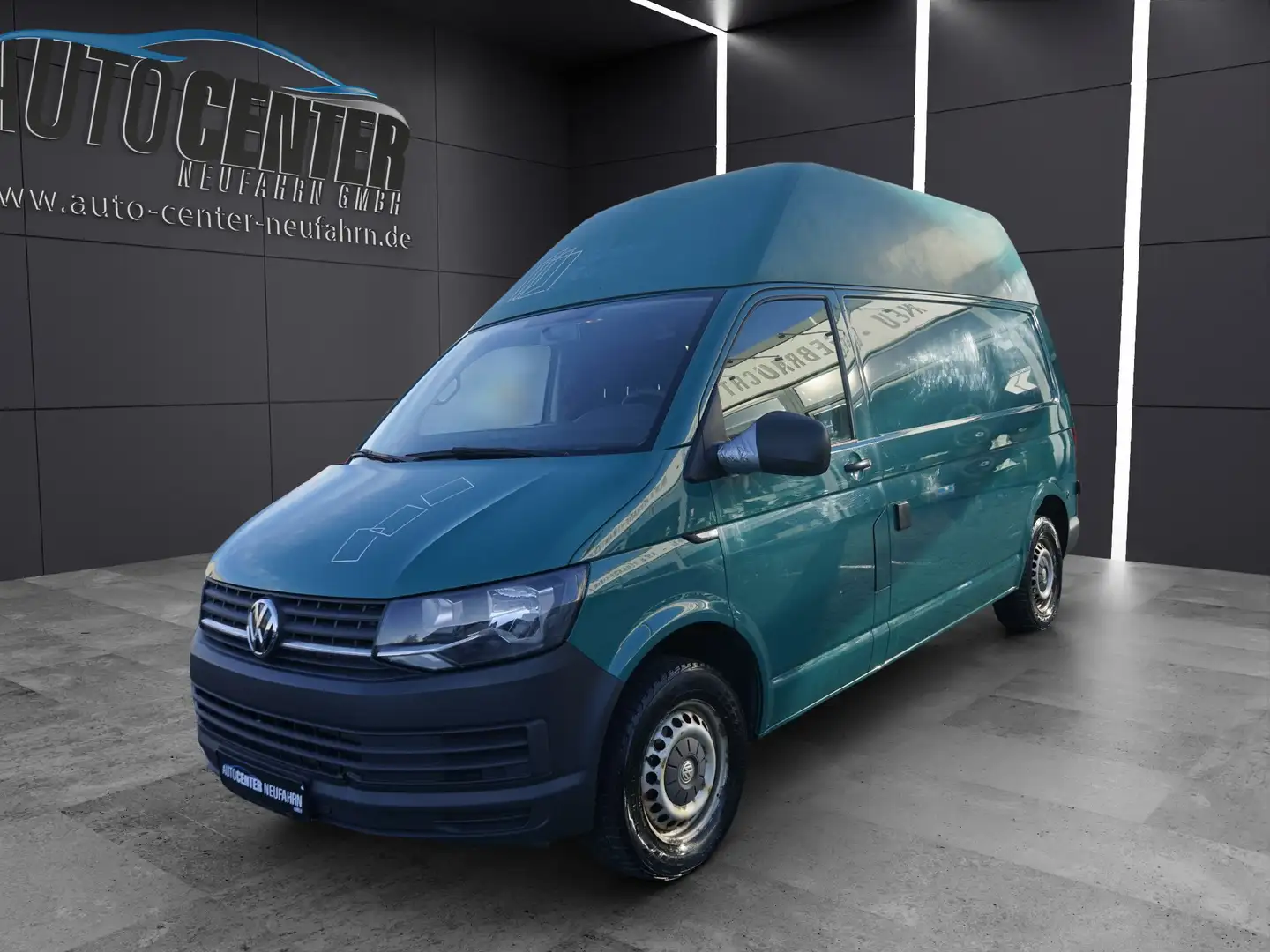 Volkswagen Transporter Kasten EcoProfi HOCH LANG 2480+KLIMA+NAVI+AHK Grün - 1