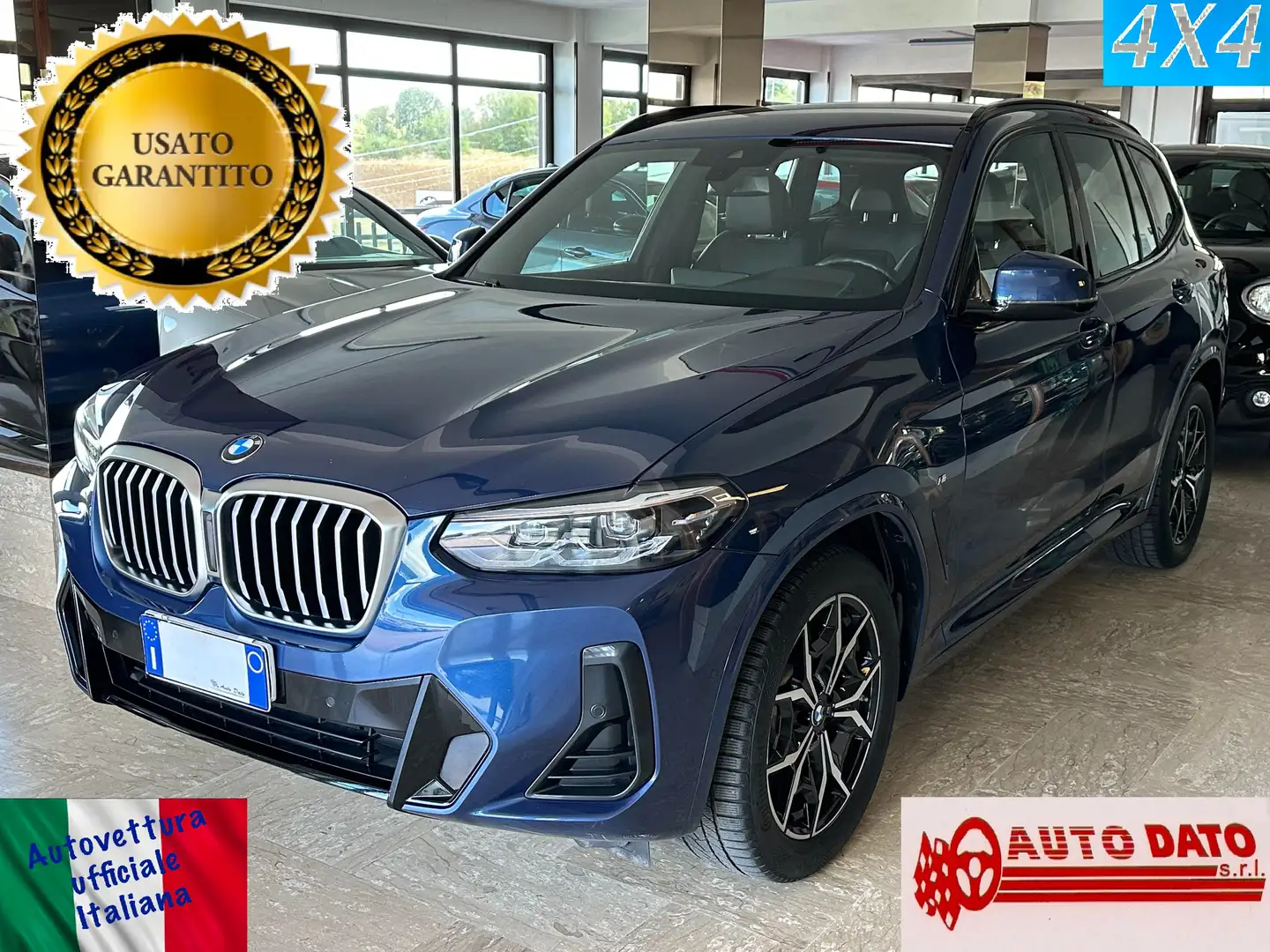BMW X3 xDrive 2.0 D 190 cv. MH48V Steptronic M SPORT Blu/Azzurro - 1
