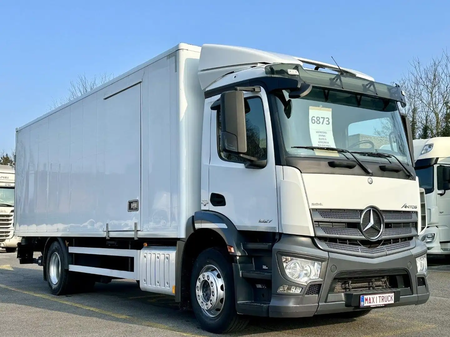 Mercedes-Benz Antos Kast+Laadbrug-34.990€-Leasing 1.222€/M Wit - 2
