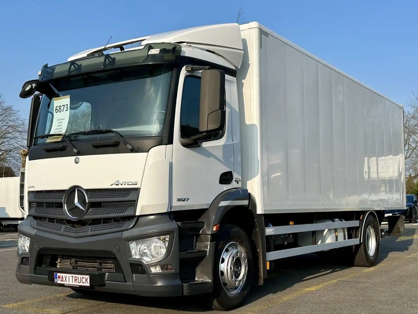 Mercedes-Benz Antos Kast+Laadbrug-34.990€-Leasing 1.222€/M Blanc - 1