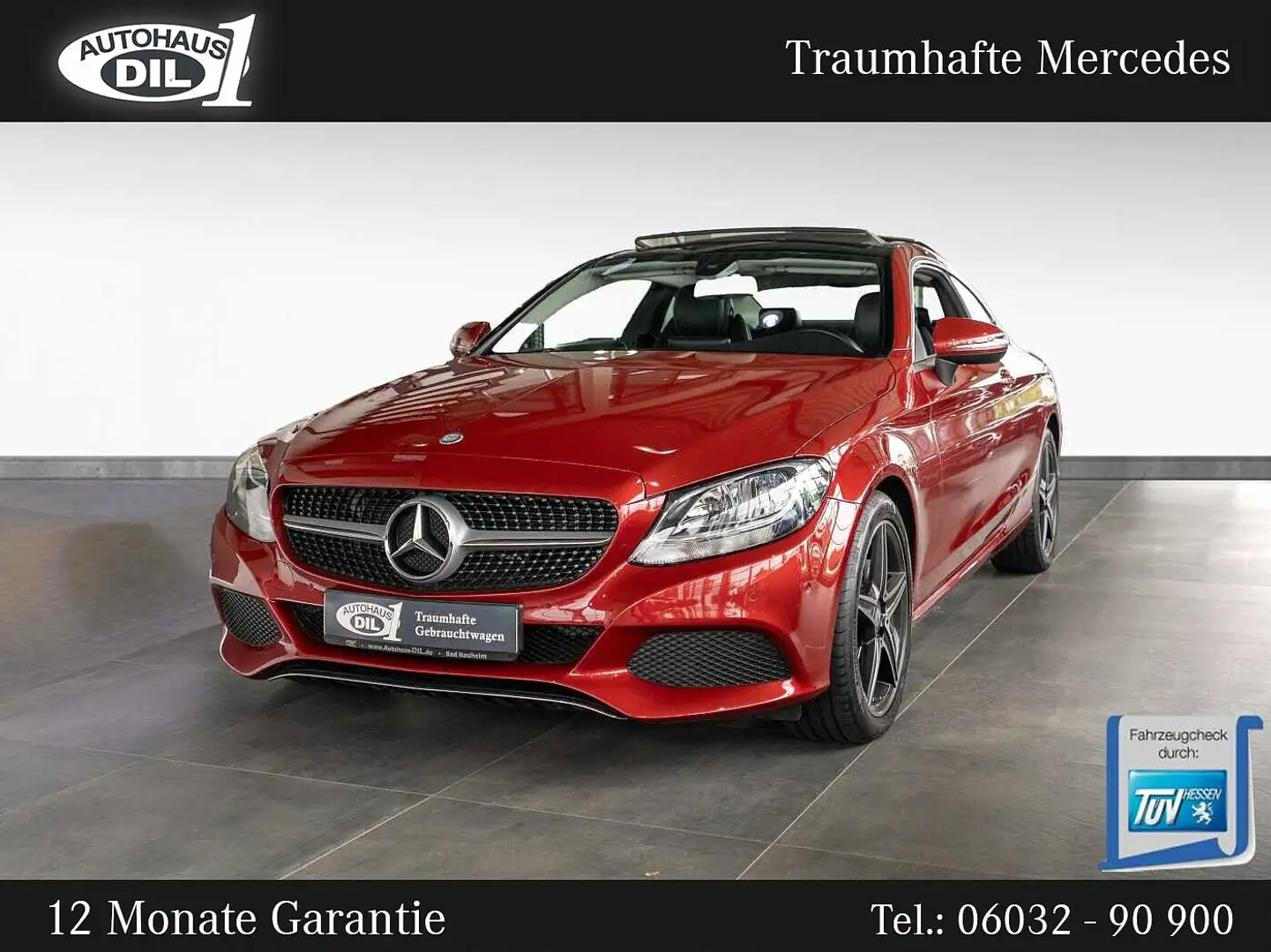 Mercedes-Benz C 200 *KEYLESS*AMBIENTE*PANO* Rood - 1