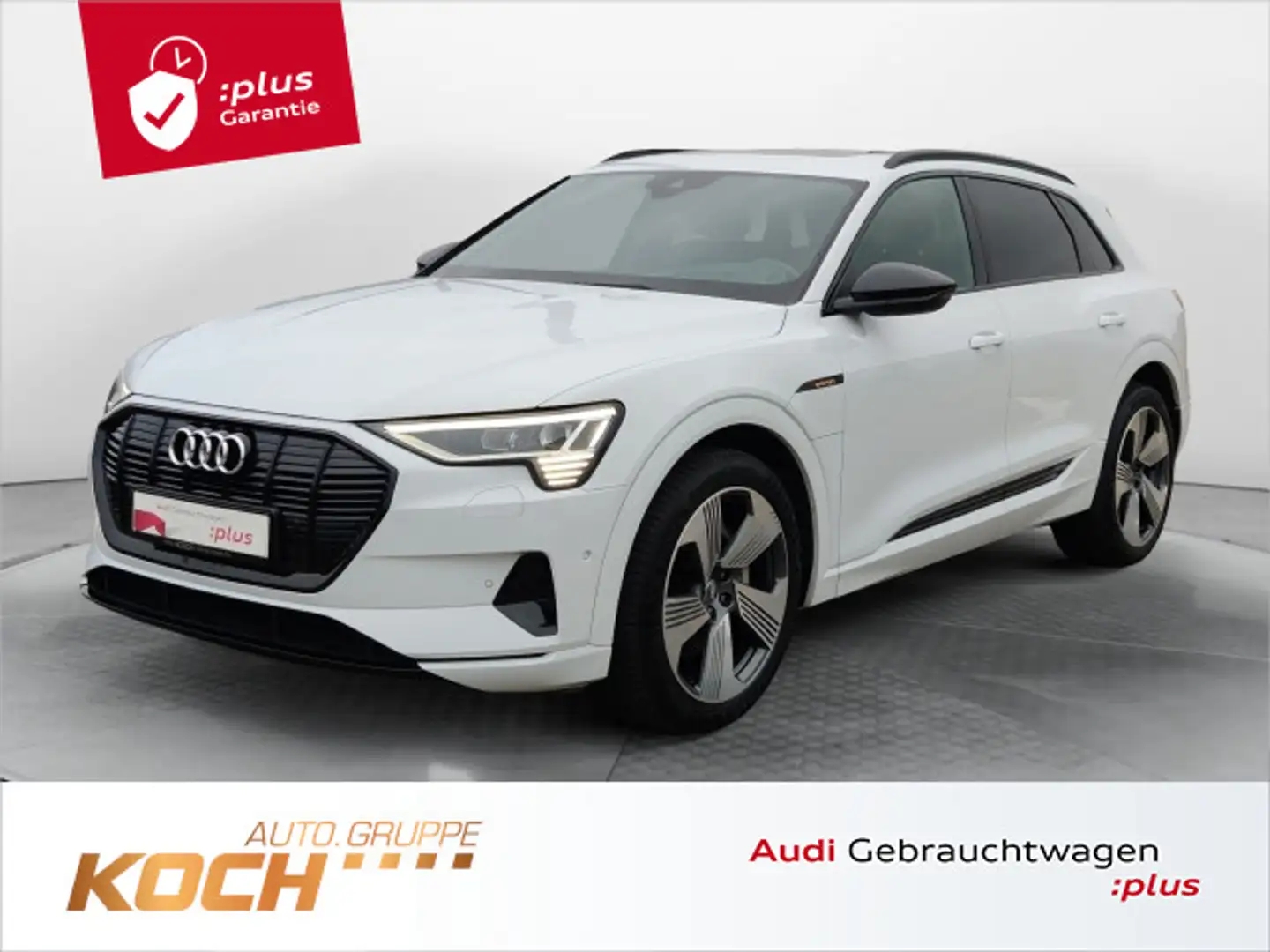 Audi e-tron 50 quattro S-Line, Matrix LED, Pano, AHK, Weiß - 1