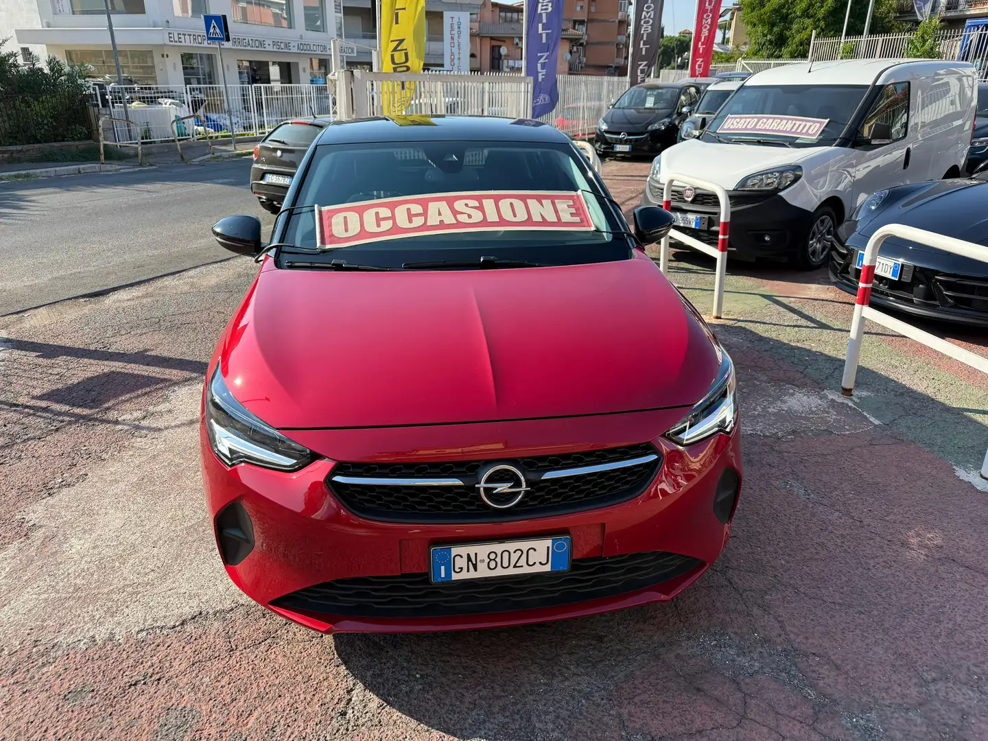 Opel Corsa 1.2 Elegance *UNICO PROPRIETARIO* 20.000KM Rood - 2