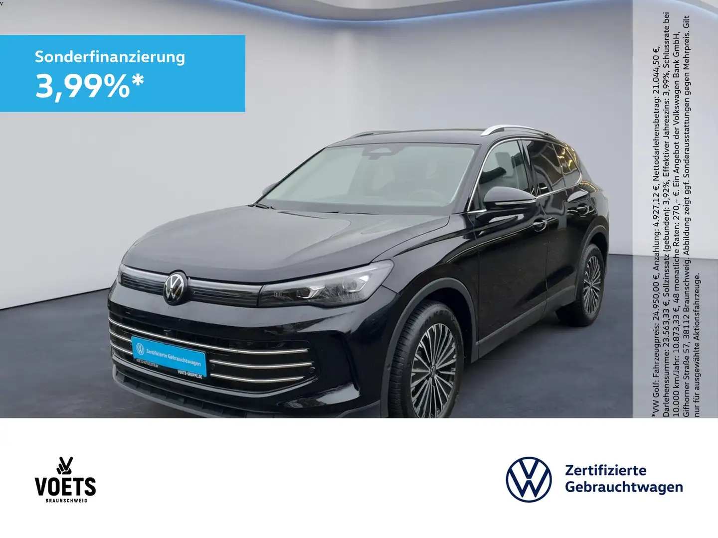 Volkswagen Tiguan Elegance 2.0 TDI DSG AreaView+AHK+MATRIX-LED Schwarz - 1