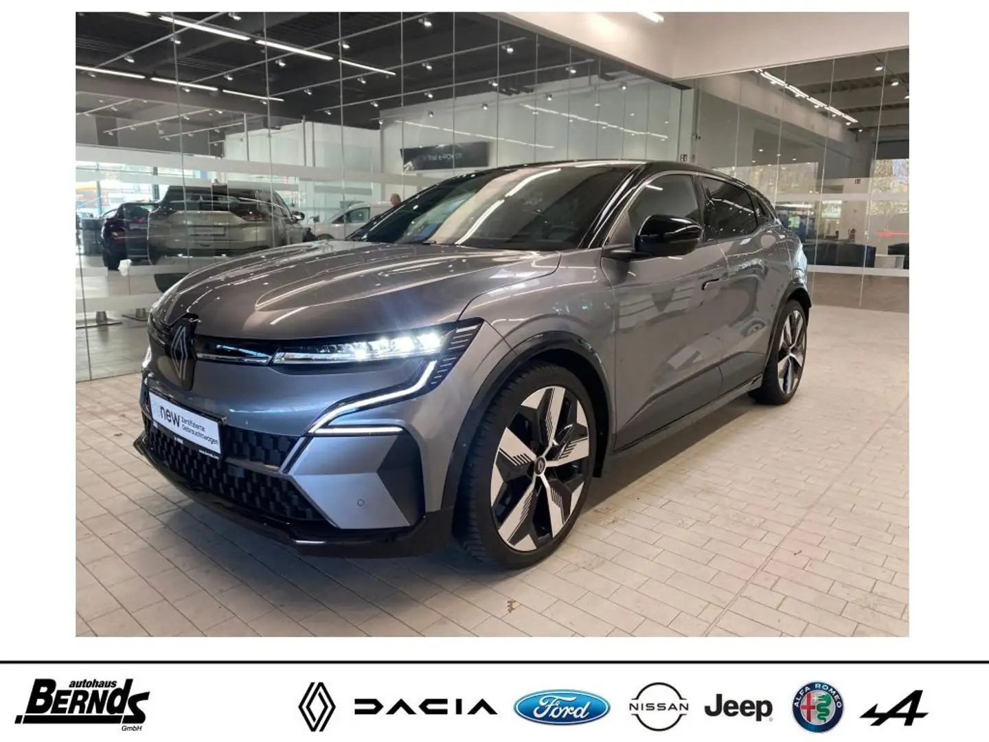 Renault Megane E-Tech EV60 220hp optimum charge Techno SHZ PDC R-KAMERA Grijs - 1