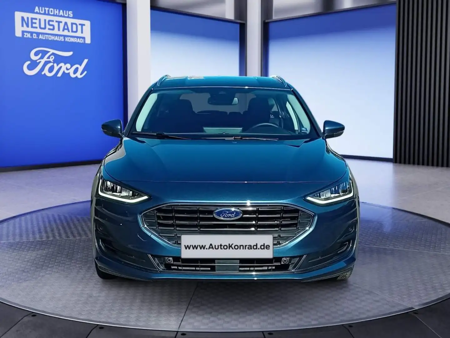 Ford Focus Turnier 1.0 MHEV Aut. TITANIUM *FahrAs.Pk*WinterPk Blau - 2
