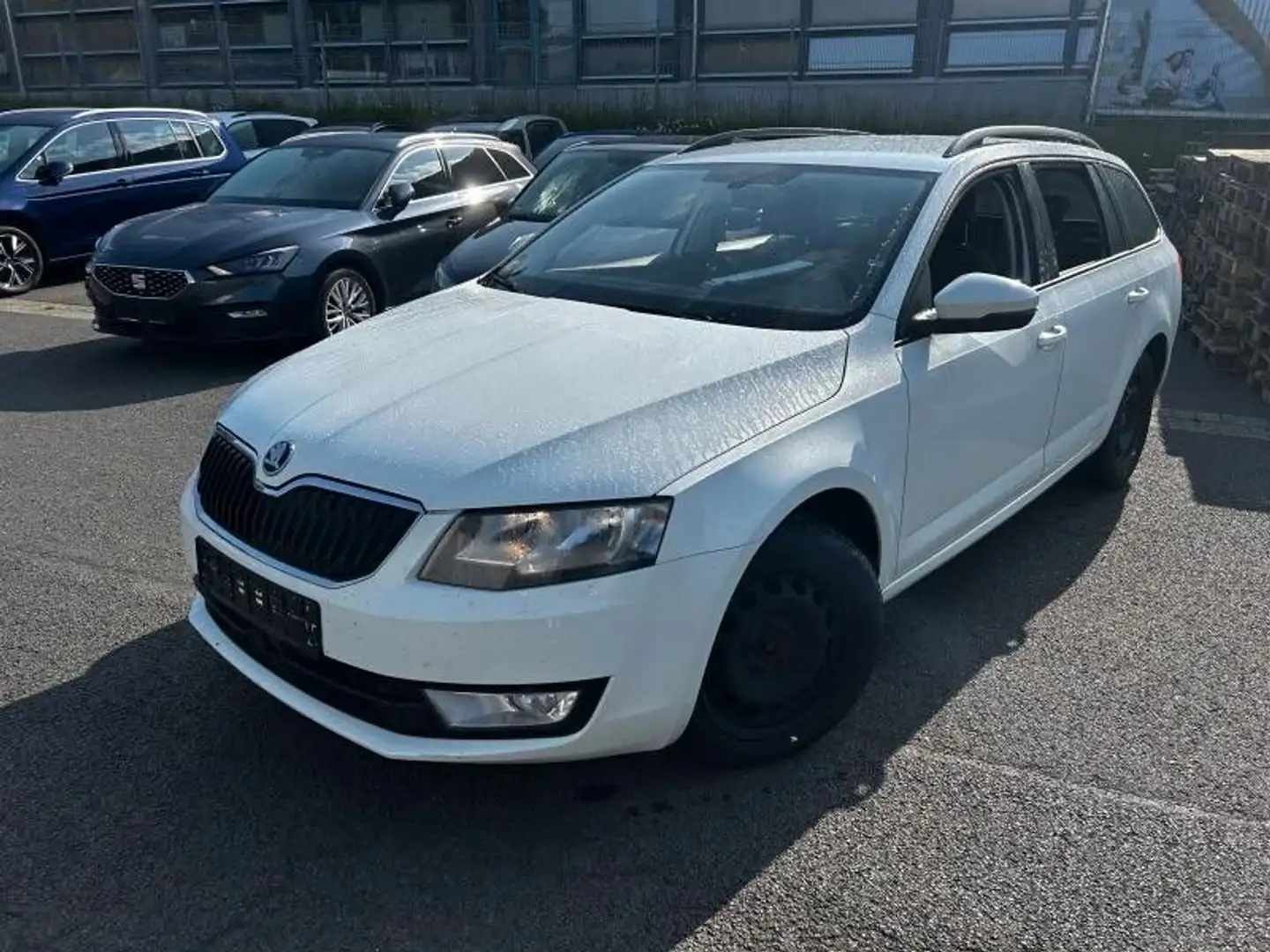 Skoda Octavia Combi/Klimaauto/Navi/CNG/TÜV&Service NEU Blanc - 1