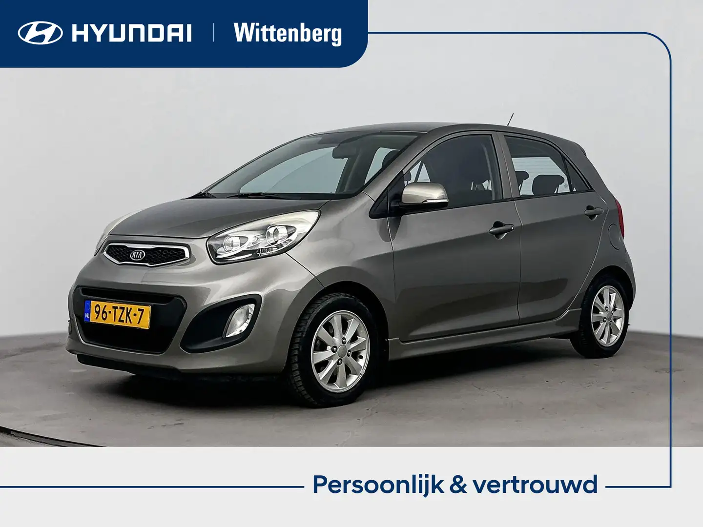 Kia Picanto 1.0 CVVT PLUS PACK | 5 DEURS | 5-ZITS | AIRCO | US Gris - 1