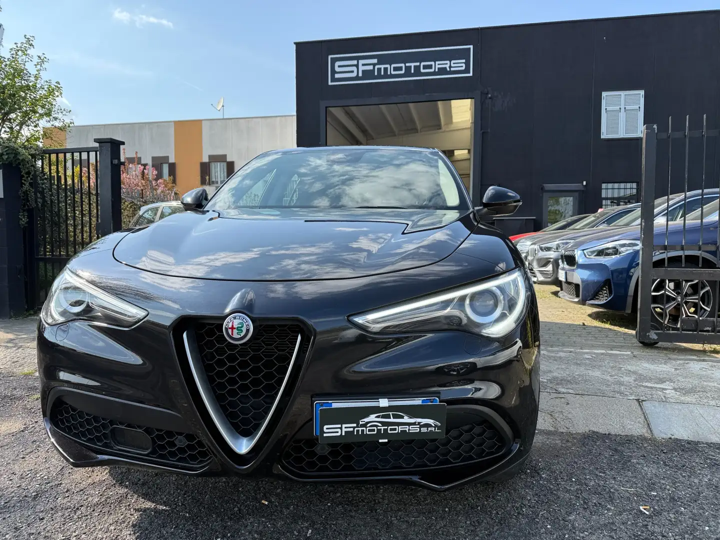 Alfa Romeo Stelvio 2.2 Turbodiesel 190 CV AT8 Q4 Super Schwarz - 1