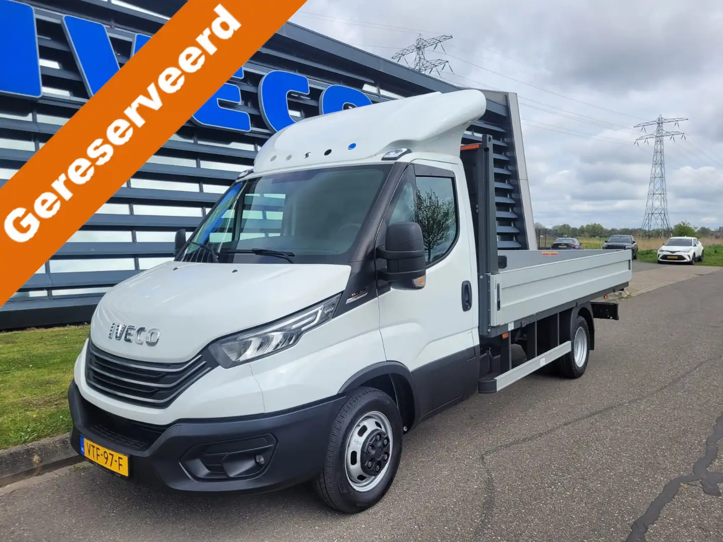 Iveco 35C16H3.0A8P pick up nieuwe fabrieksbak  4.100 mm Alb - 2