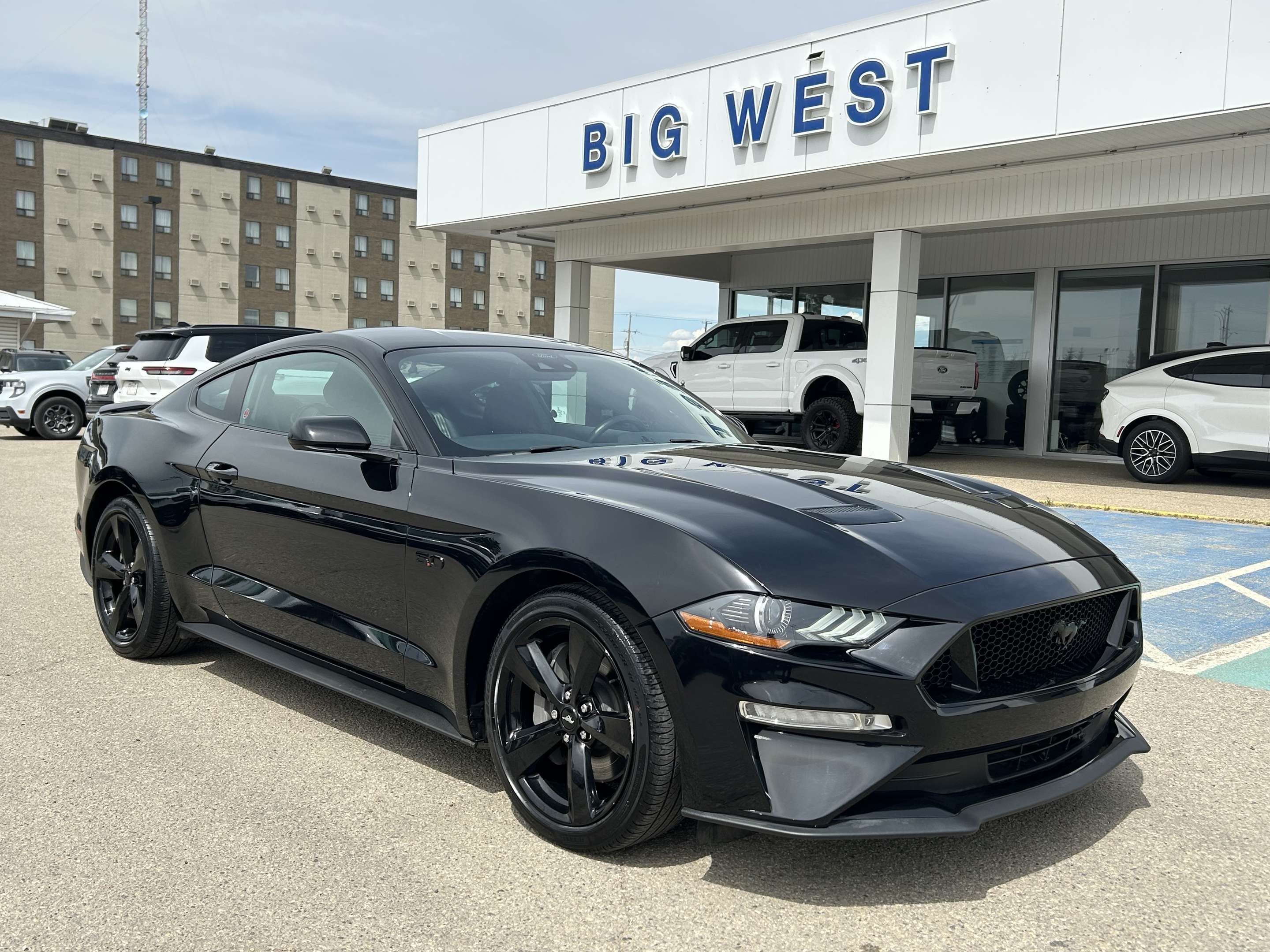 Black 2022 Ford Mustang Coupe Rear-Wheel Drive 6-Speed Manual