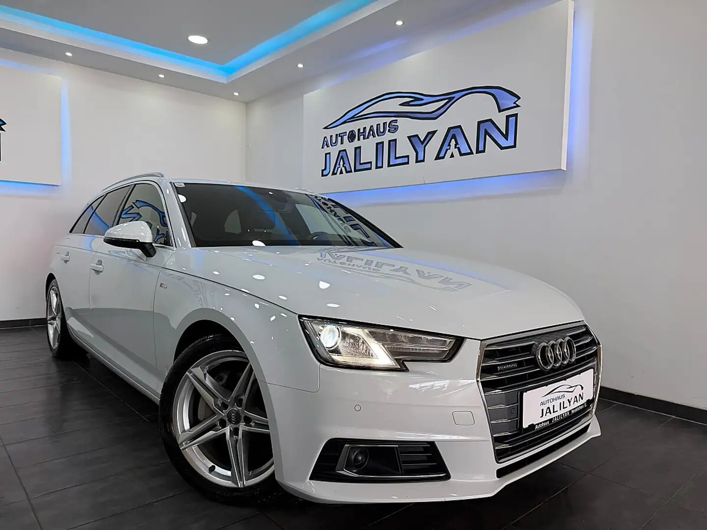 Audi A4 2,0 TDI quattro 3xS-LINE, AHK, ACC, NAVI, MEGA ... Weiß - 1