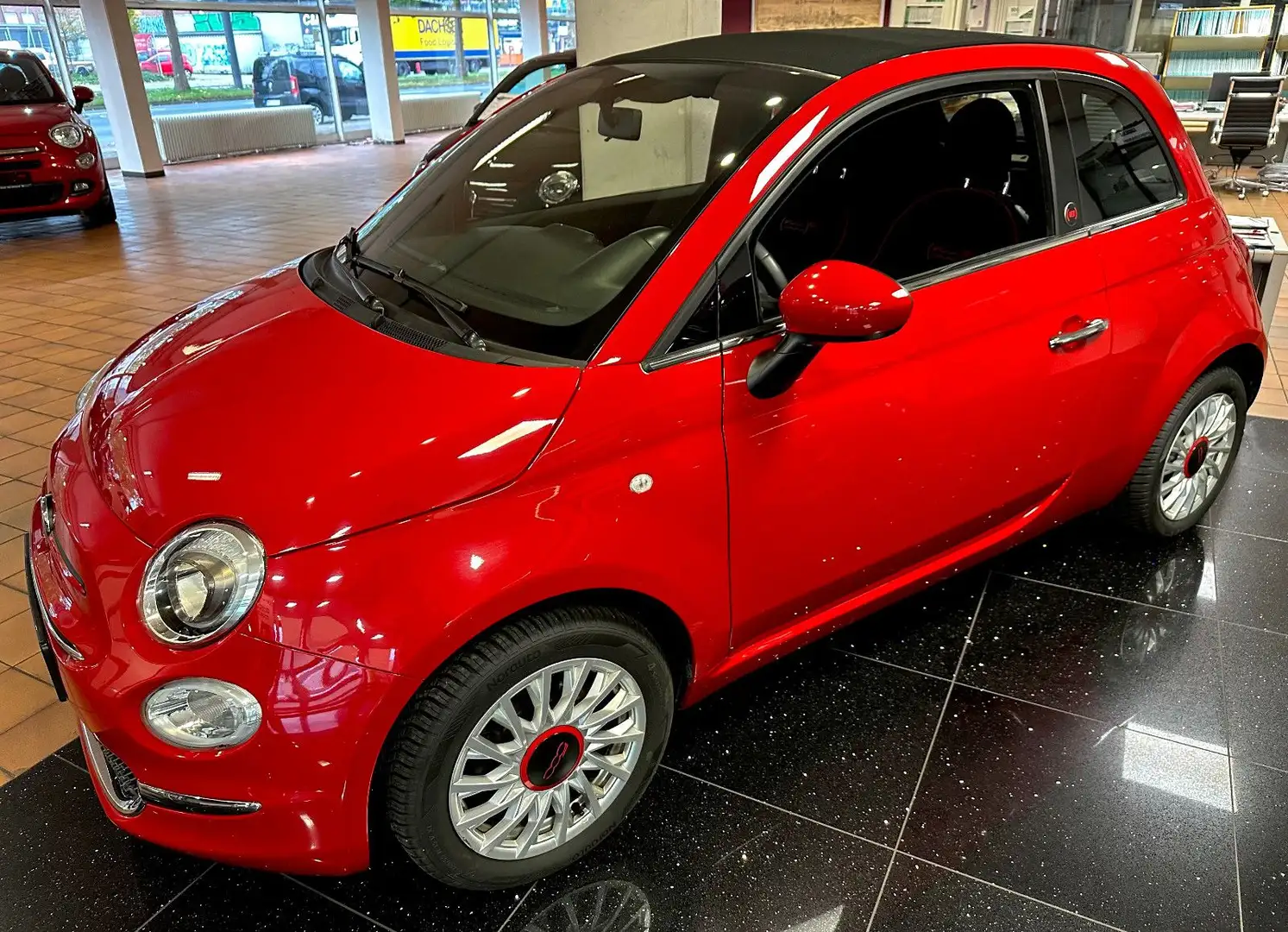 Fiat 500C 1.0 GSE Hybrid Red Rot - 2