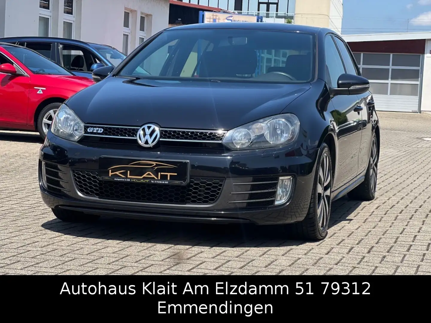 Volkswagen Golf VI GTD DSG TÜV Service Neu Zwart - 1