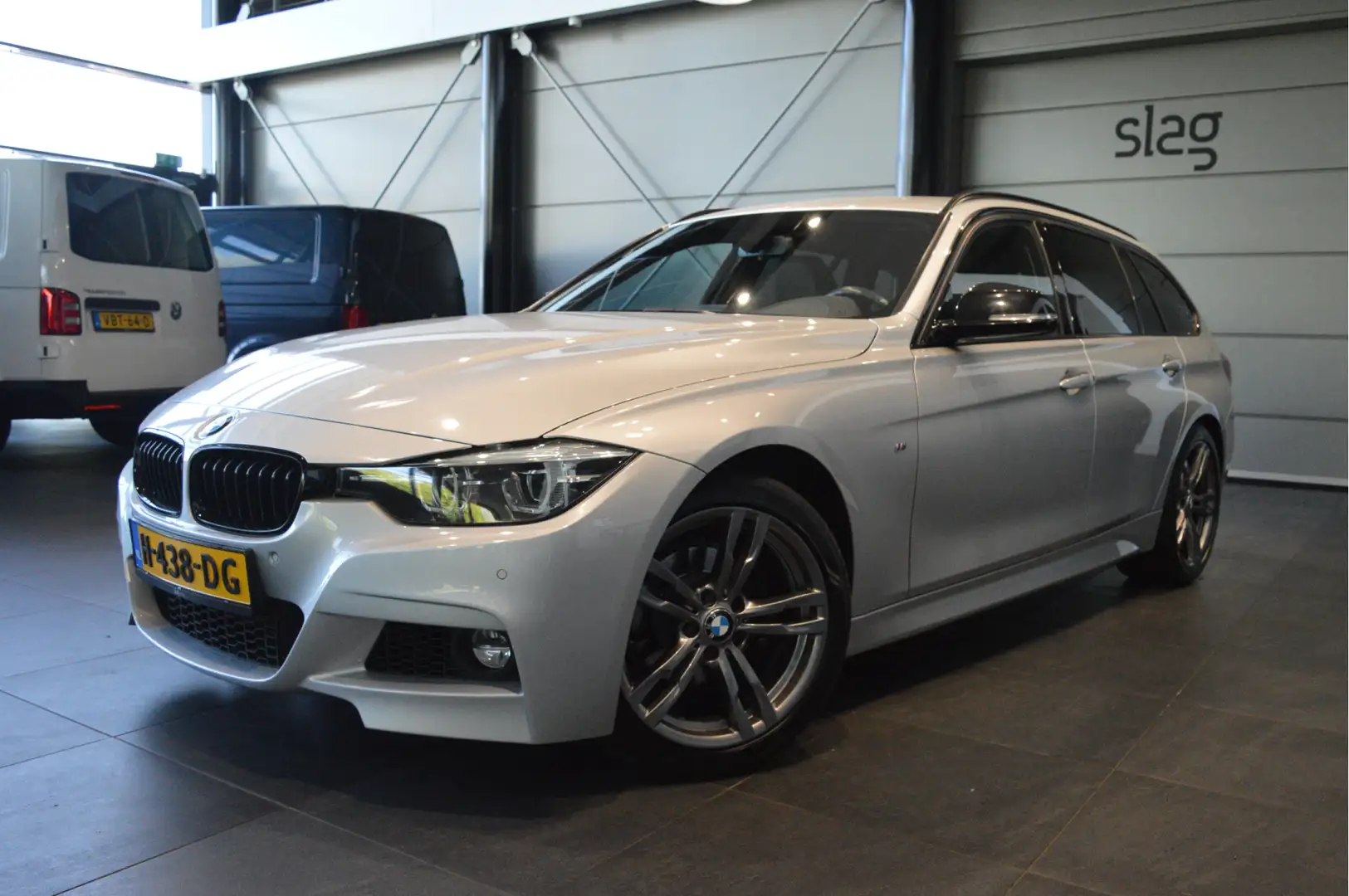 BMW 318 3-serie Touring 318i M Sport navi leer cruise trek Szary - 1