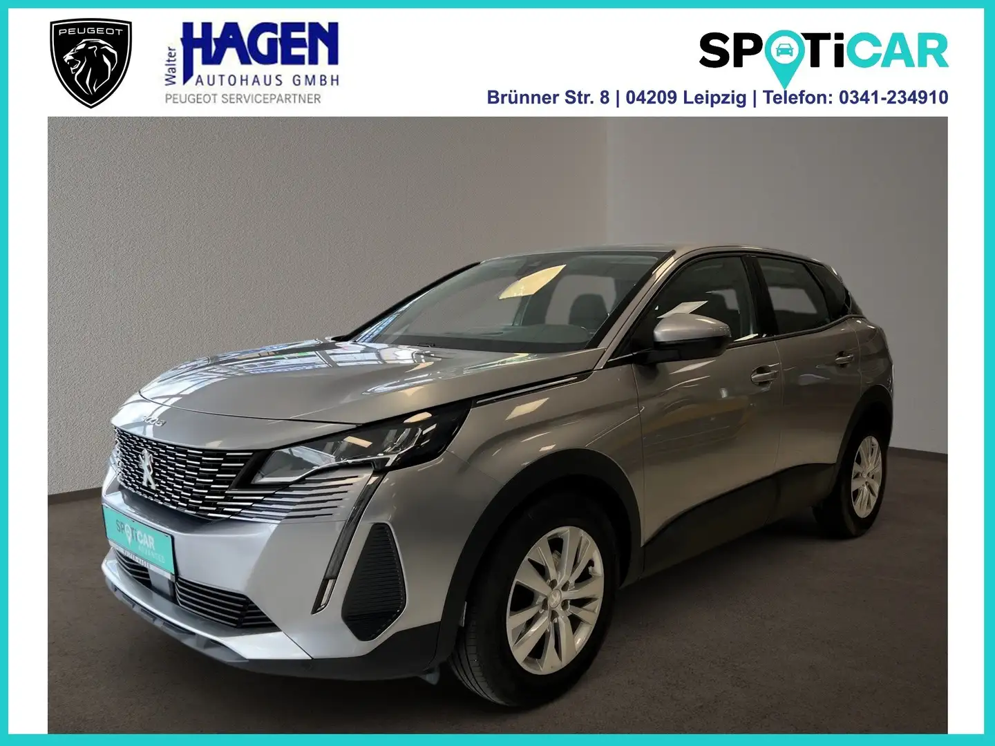 Peugeot 3008 Active Pack 1.2 130 PureTech PDC/RFK/LED/SHZ/DAB Gris - 1
