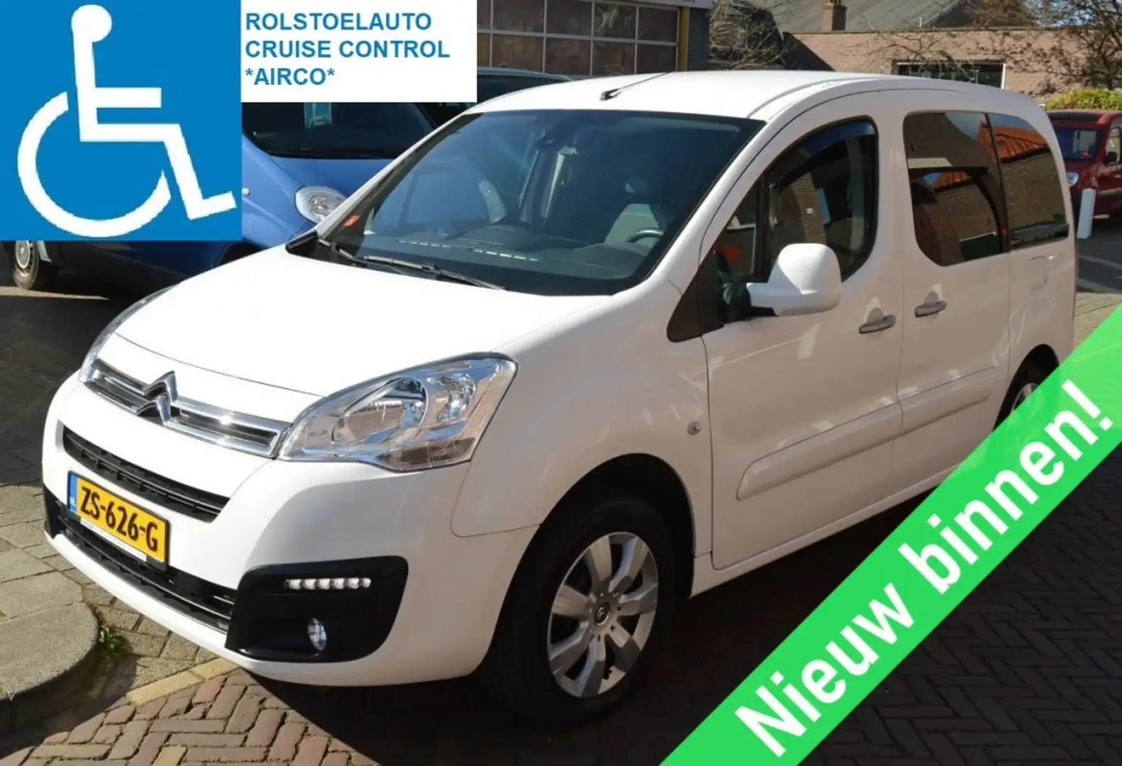 Citroen Berlingo 1.6-16v ROLSTOELAUTO 39.000 km!! AIRCO CRUISE C Wit - 1