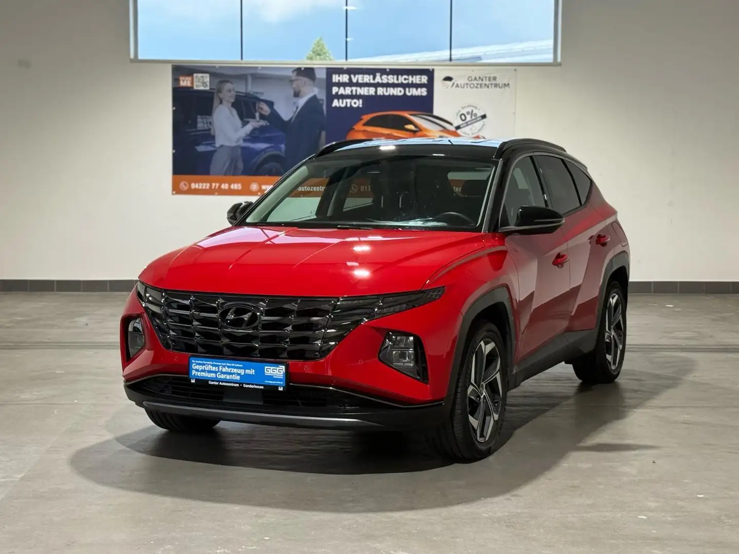 Hyundai TUCSON 1.6 T-GDI Plug-In Hybrid 4WD NAVI+KAMERA Rot - 1