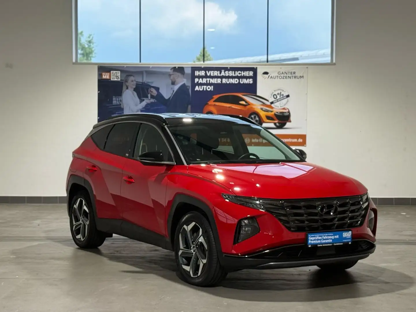 Hyundai TUCSON 1.6 T-GDI Plug-In Hybrid 4WD NAVI+KAMERA Rot - 2
