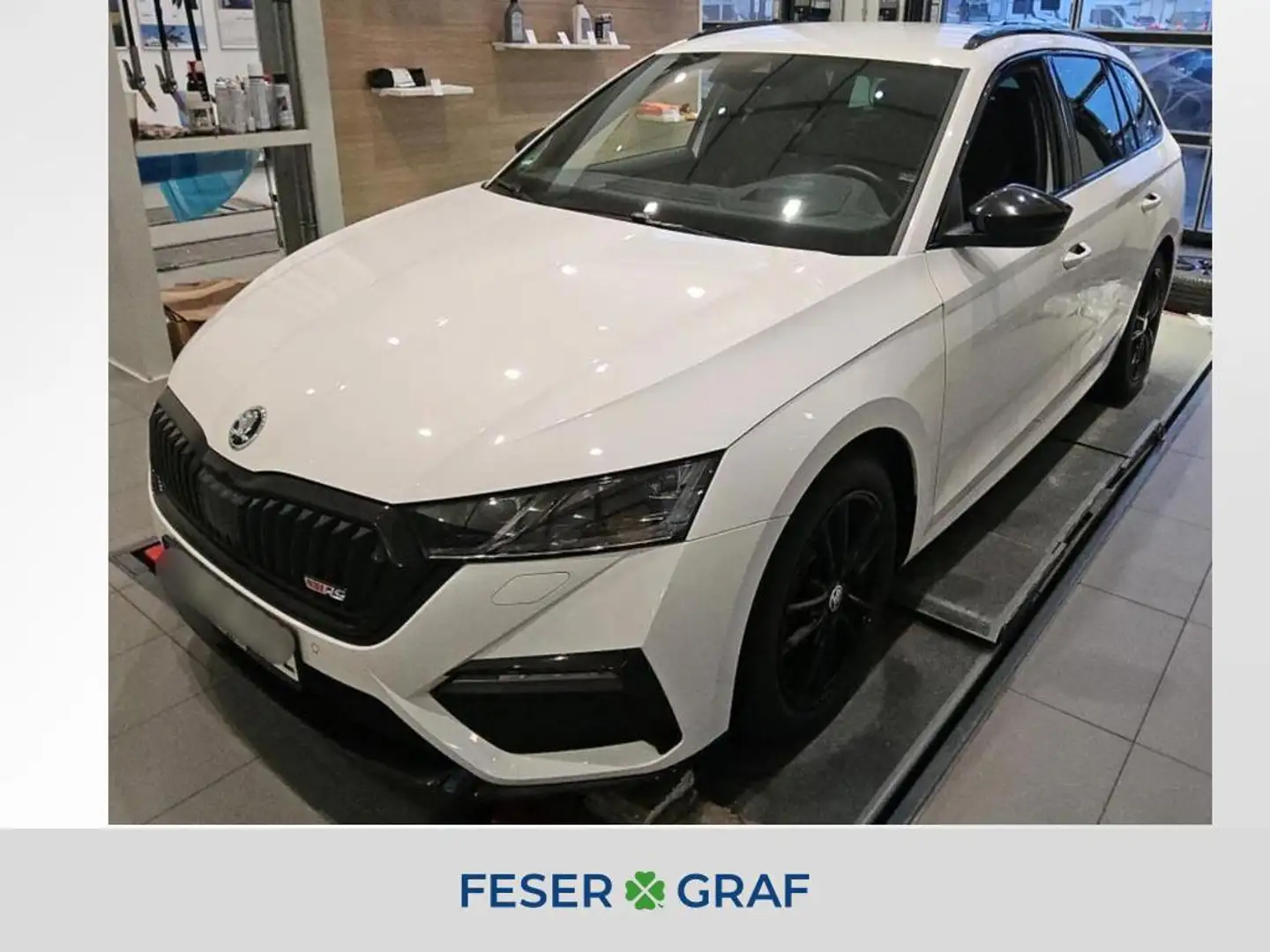Skoda Octavia Combi RS 2.0 TDI DSG NAVI/HuD/ACC Weiß - 1