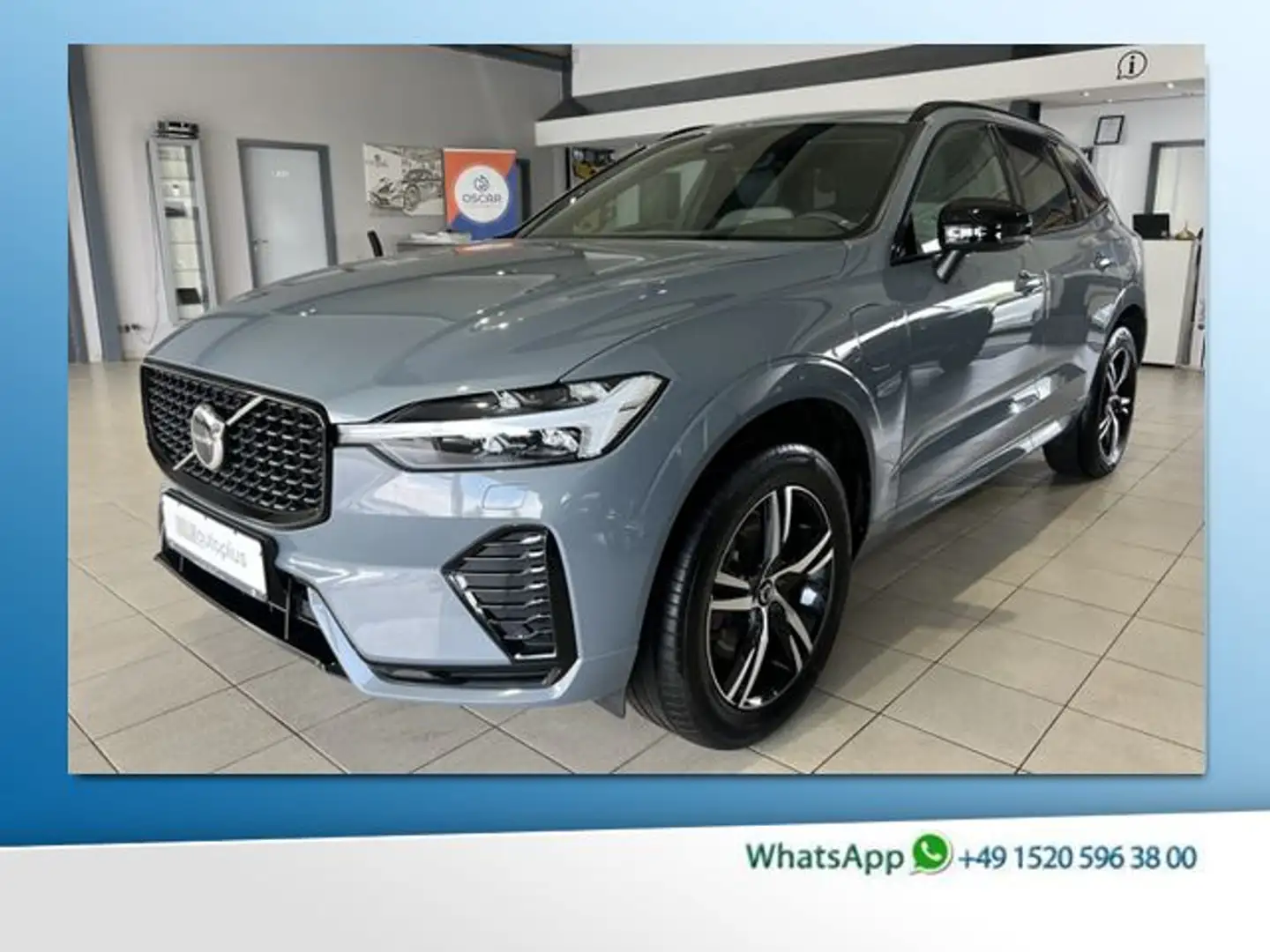 Volvo XC60 T6 R-Design Recharge AWD ACC AHK Kamera H/K Grau - 1