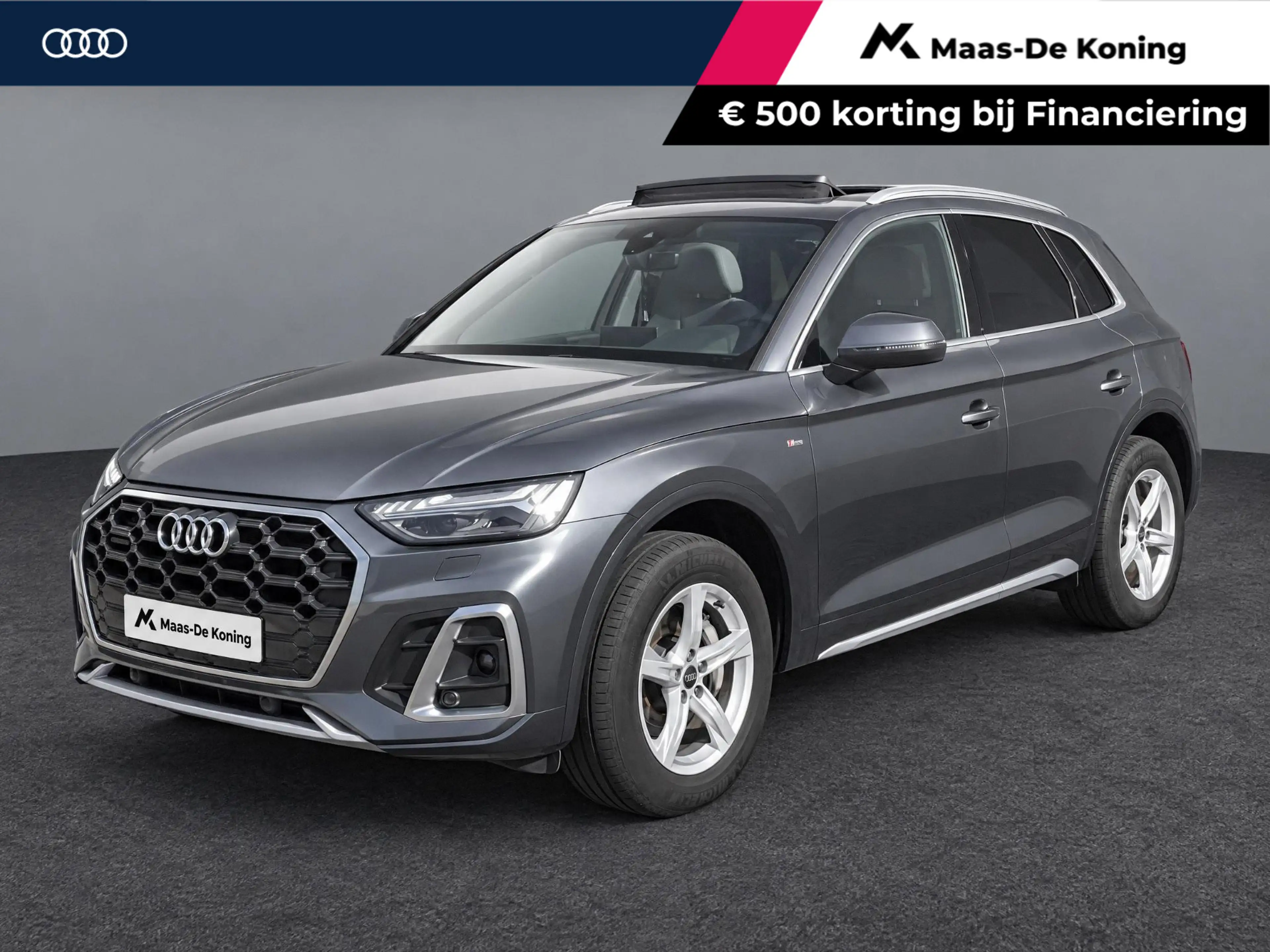 Audi Q5 50 TFSIe 299pk S-tronic S edition · Panoramadak ·