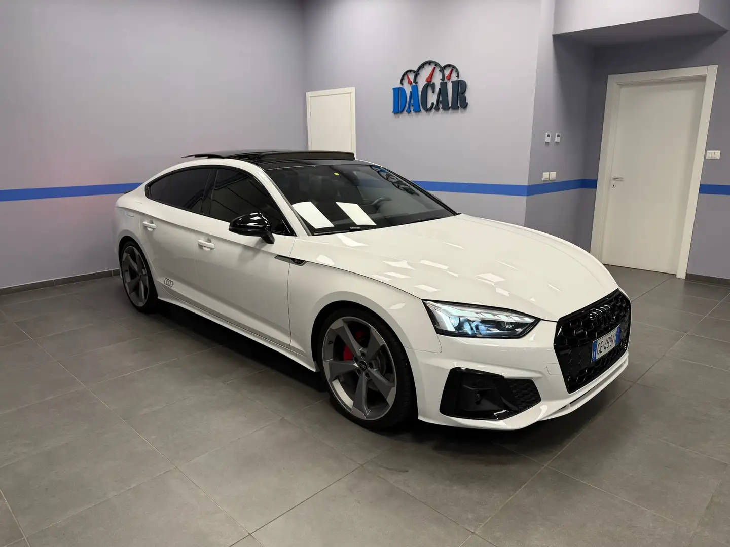 Audi A5 A5 SPB 40 TDI Mhev S line Edition Quattro 204cv Blanc - 1