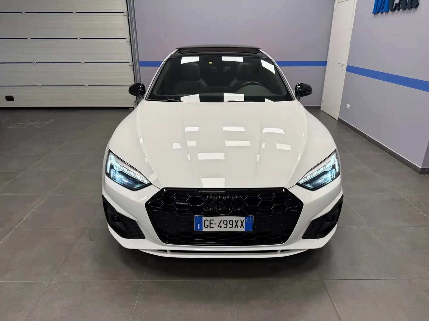 Audi A5 A5 SPB 40 TDI Mhev S line Edition Quattro 204cv Blanc - 2