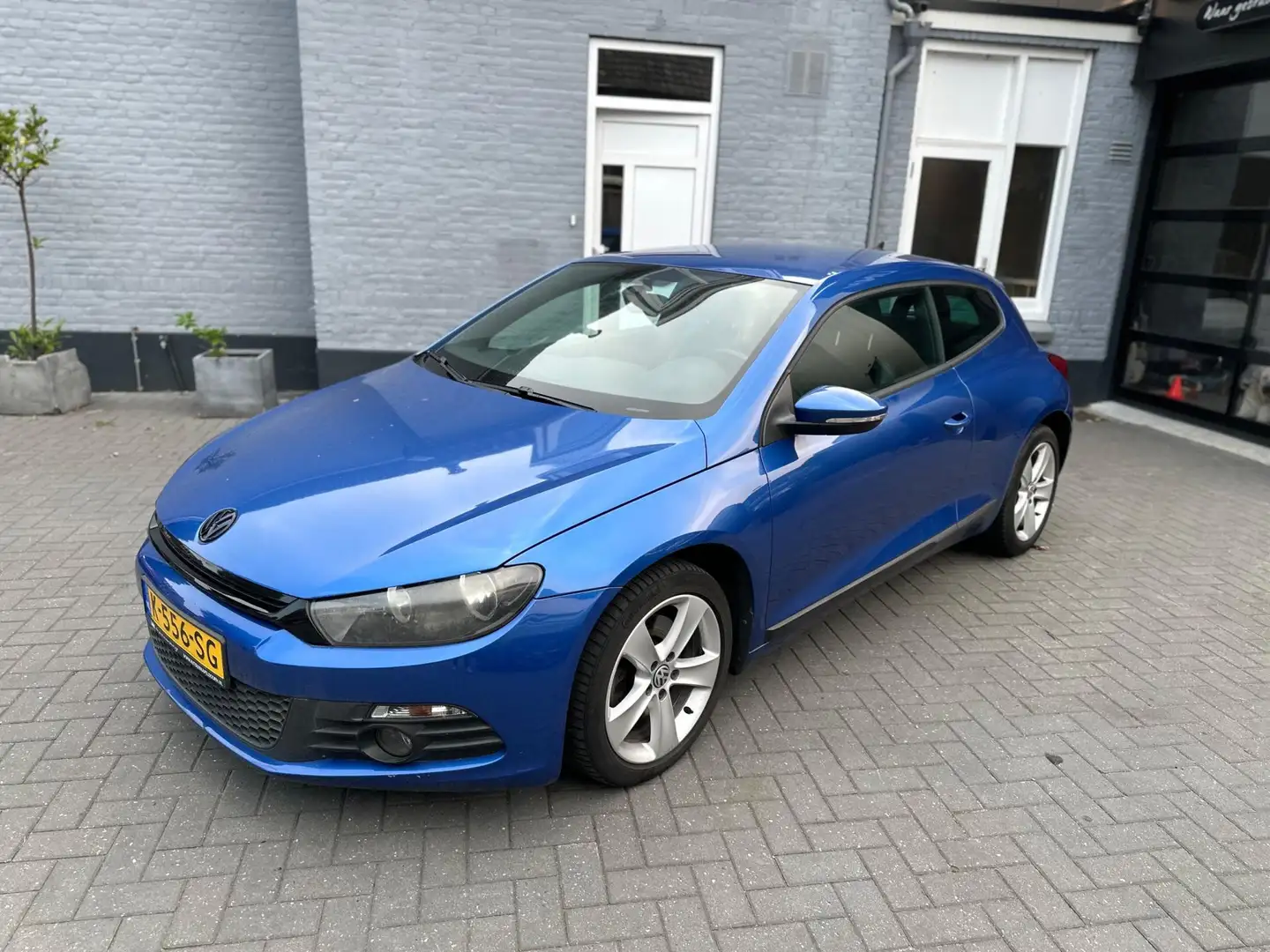 Volkswagen Scirocco 1.4 TSI | NAVI | LEER | 160 PK | CLIMA | Blauw - 1