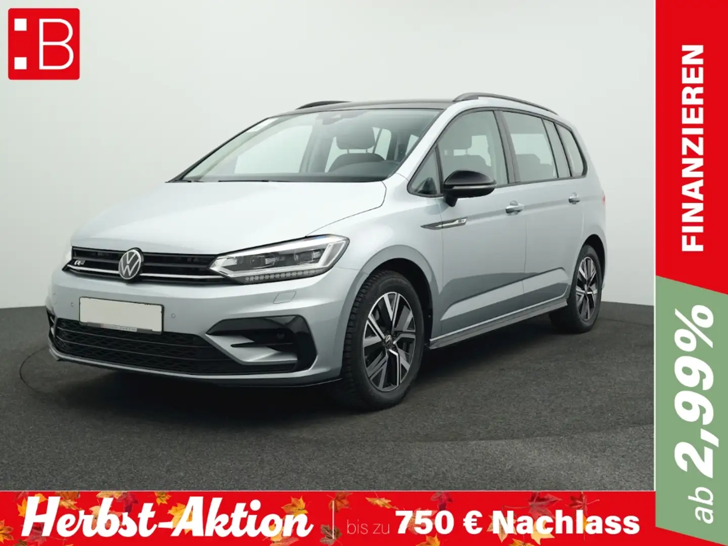 Volkswagen Touran 2.0 TDI DSG Highline R-Line BLACK-STYLE KAMERA NAV Silber - 1