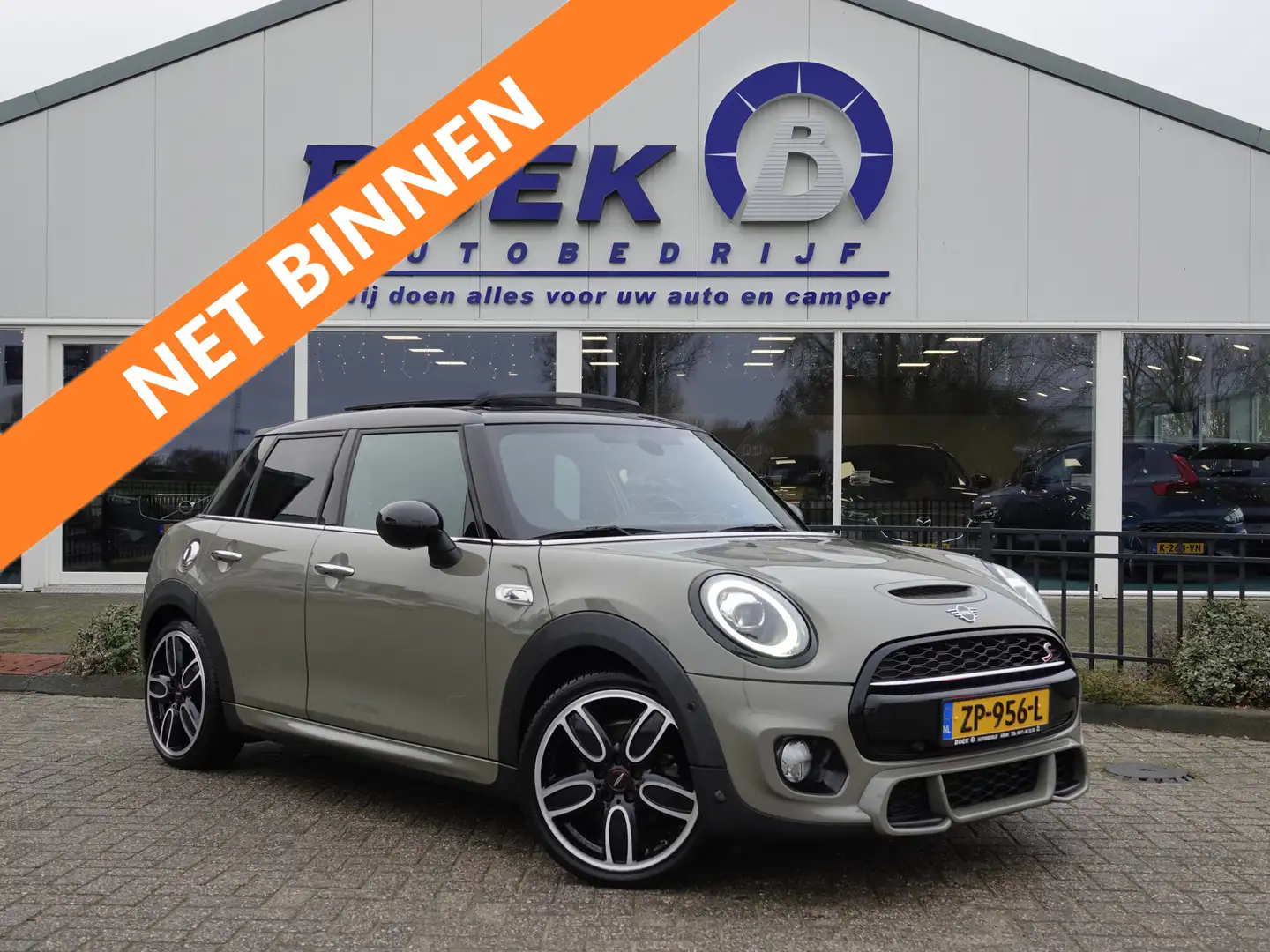 MINI Cooper S Mini 2.0 192PK Knightsbridge AUT. VOL LEER | PANO Gris - 1
