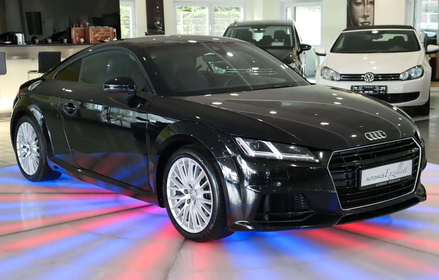 Audi TT Coupe 2.0 TFSI S-line*LEDER*B&O*MMI*SHZ*LED* Schwarz - 2