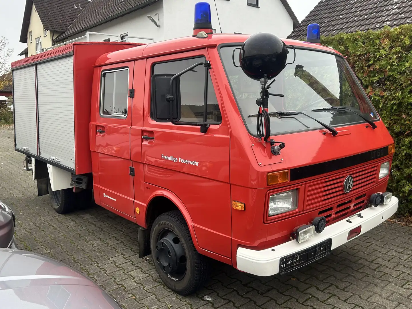 Volkswagen LT 50 Diesel DoKa. Feuerwehr Koffer 1. Hand AHK Servo - 1
