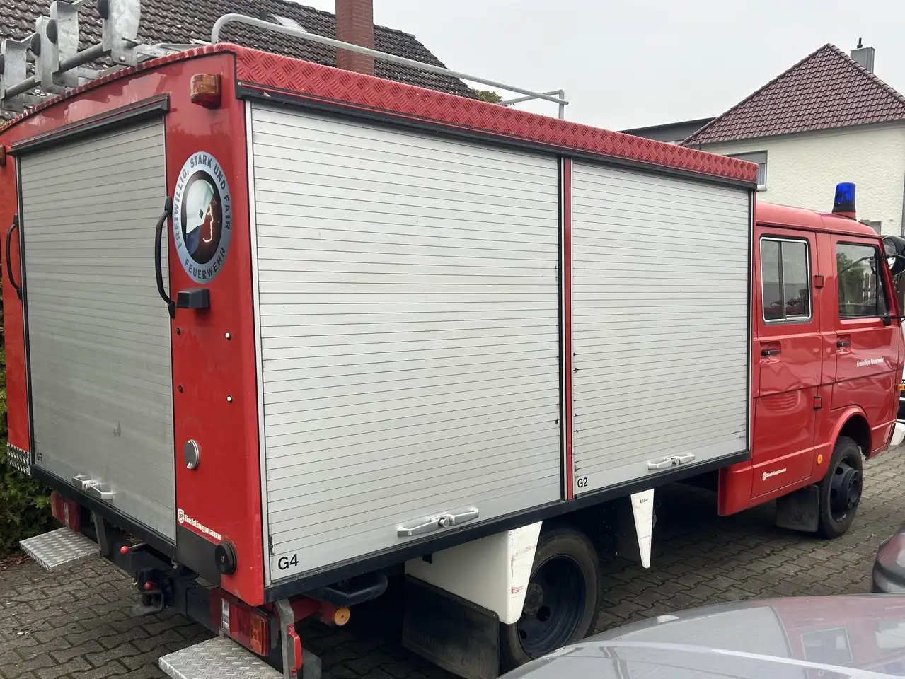 Volkswagen LT 50 Diesel DoKa. Feuerwehr Koffer 1. Hand AHK Servo, foto 4