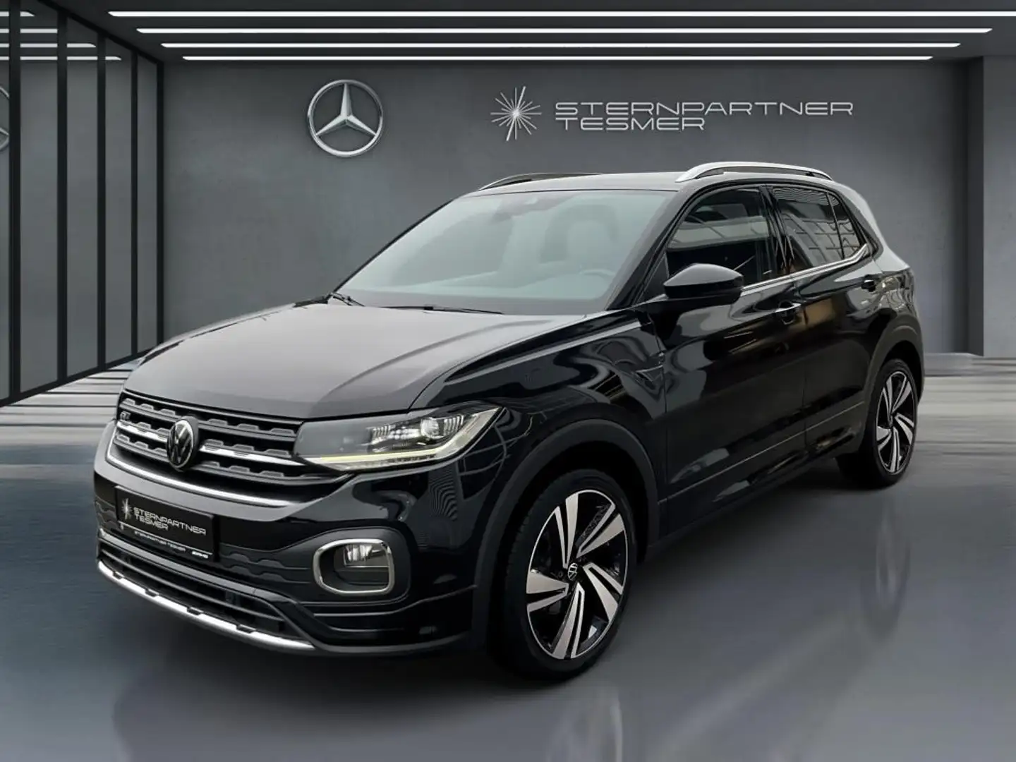 Volkswagen T-Cross 1.0 TSI +KAMERA+Ambiente+AUT+SHZ+LED Schwarz - 1