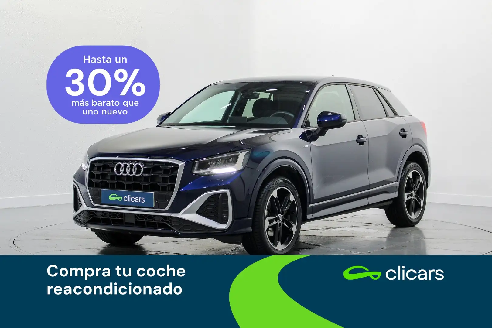Audi Q2 30 TDI S line 85kW Azul - 1