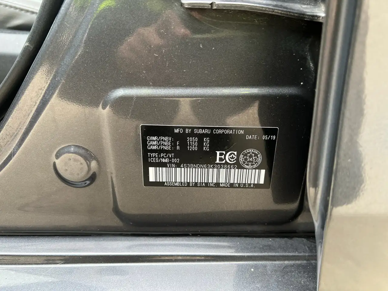 Subaru Legacy снимка Subaru Legacy