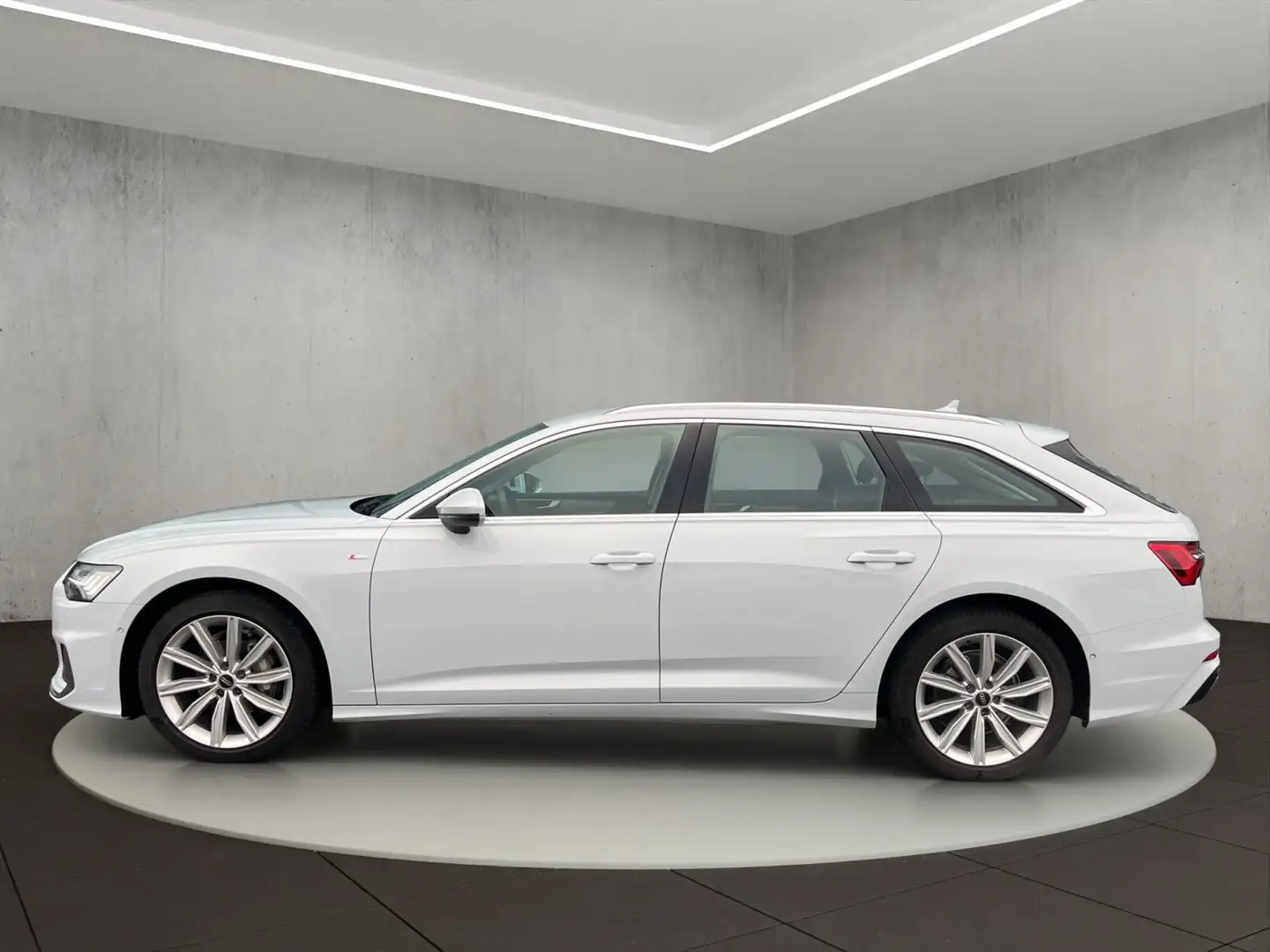 Audi A6 40 TDI quattro S tronic S line Weiß - 2